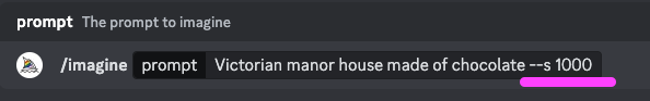 Change the stylize value in your prompt in Midjourney