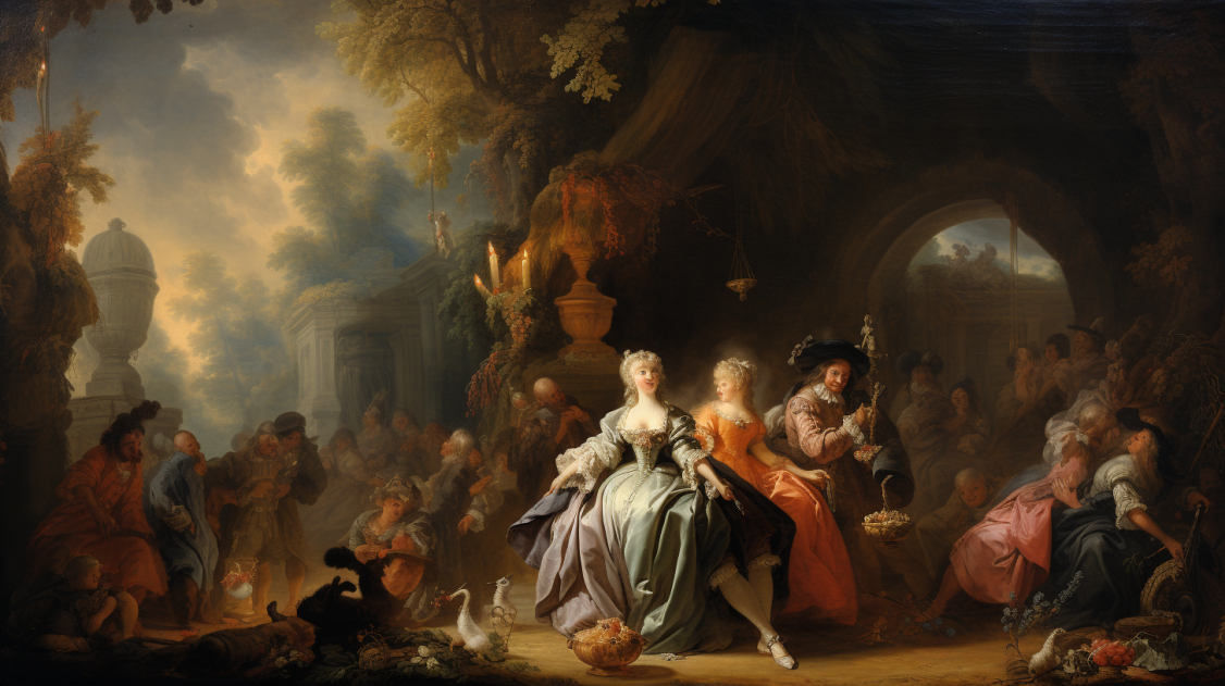 An example of Baroque art created using Midjourney