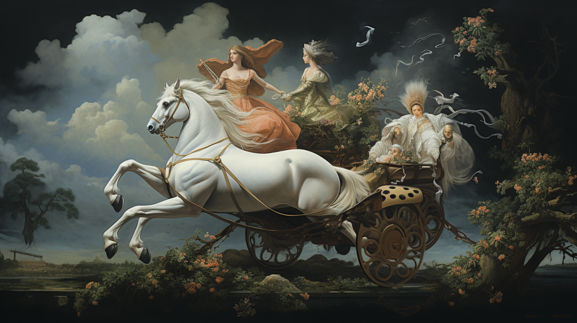 An example of Neoclassical art created using Midjourney