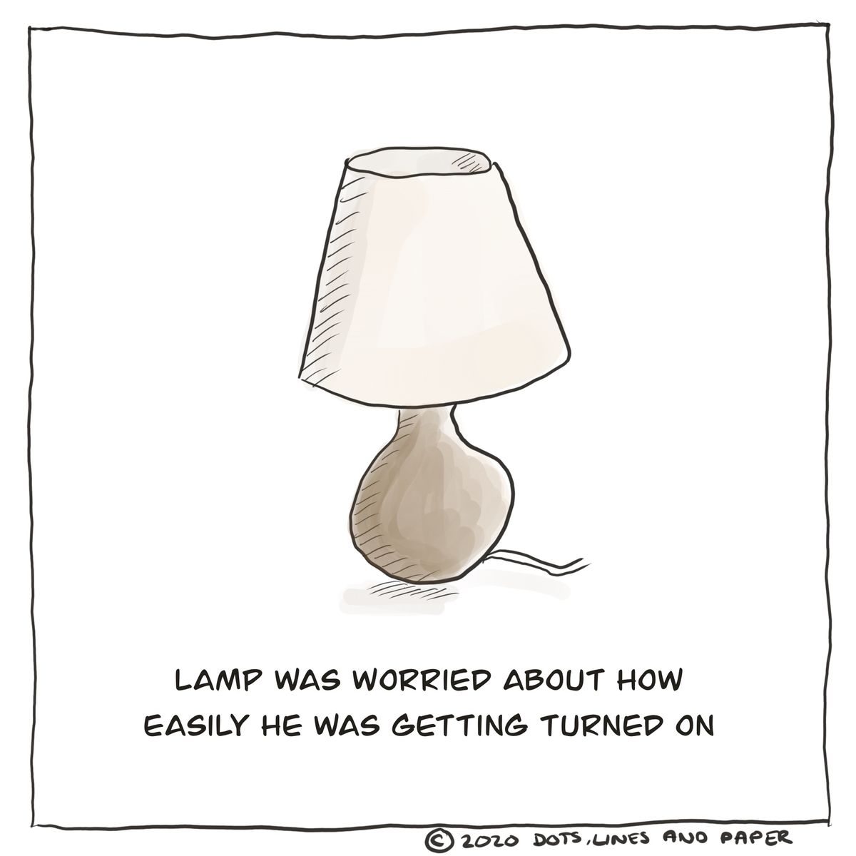 Lamp was worried