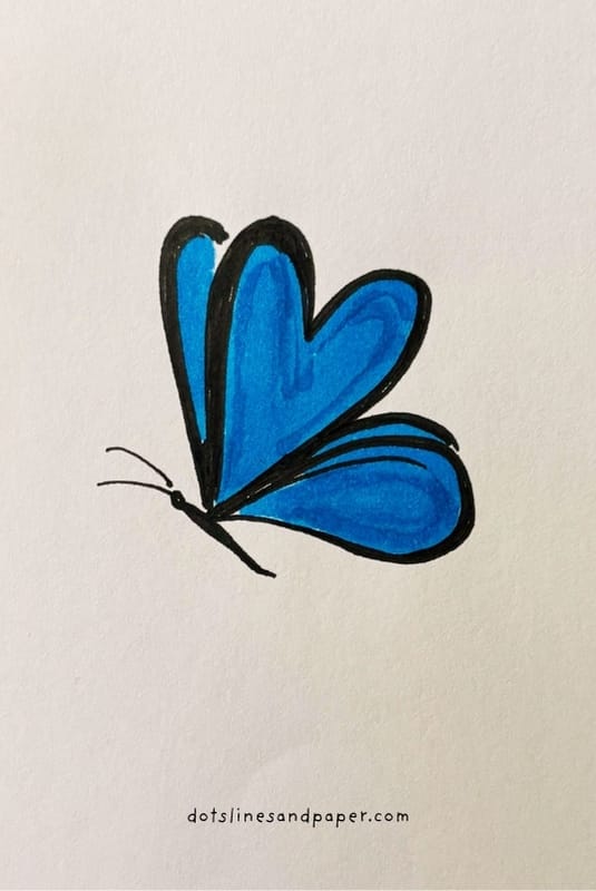 Easy Butterfly Drawing Ideas