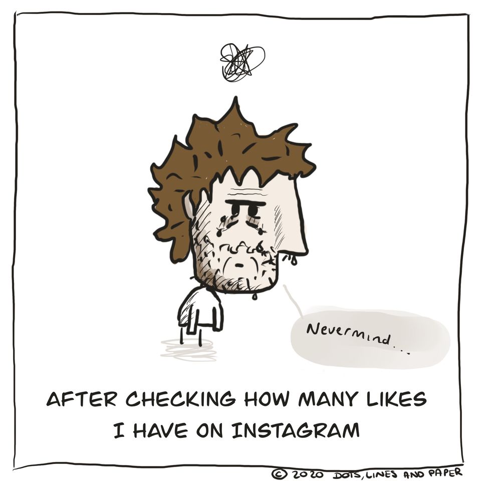 After I have checked Instagram