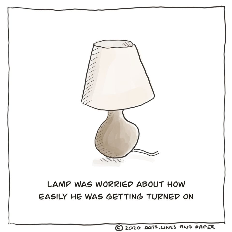 Lamp was worried