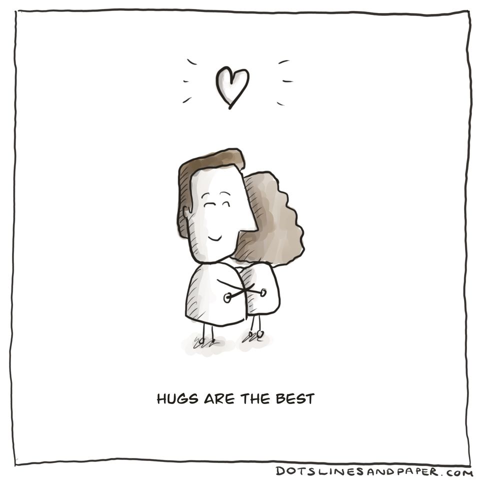 Hugs are the best